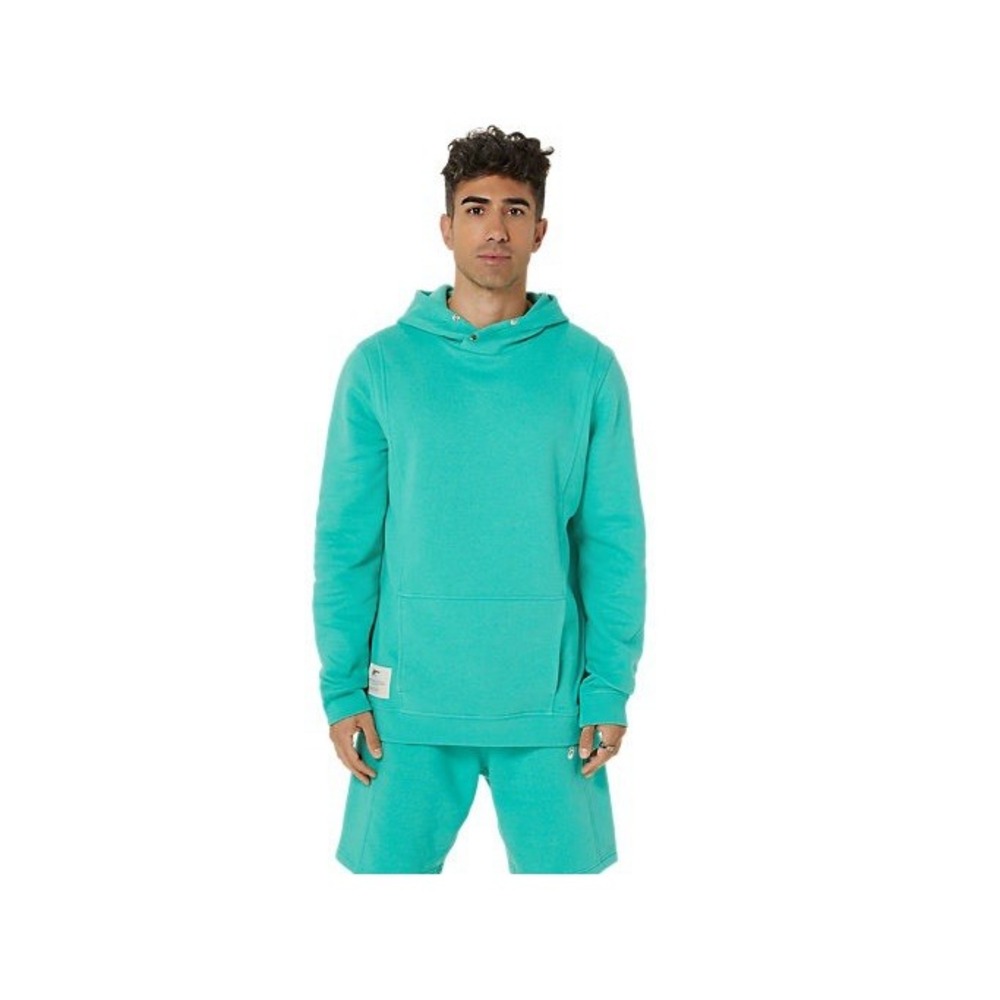 UNISEX ASICS SUNDAY SANA FLEECE HOODIE AURORA GREEN SIZE M‎ NWT!